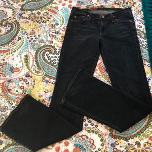 AG faded black jeans